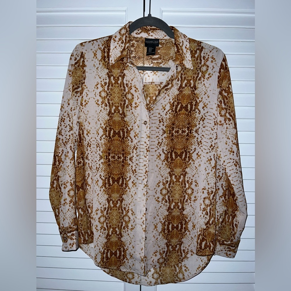 Snakeskin blouse